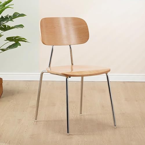 NMVAWIPT 2 Stücke Moderne Holz Esszimmerstühle for Veranstaltungen Büro Hochzeit Party, Industrielle Komfortable Lounge Stuhl Mit Metall Rahmen Event(Color 2) von NMVAWIPT