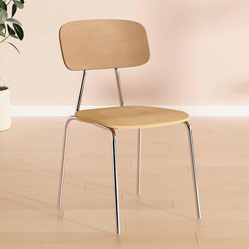 NMVAWIPT 2 Stücke Moderne Holz Esszimmerstühle for Veranstaltungen Büro Hochzeit Party, Industrielle Komfortable Lounge Stuhl Mit Metall Rahmen Event(Color 3) von NMVAWIPT