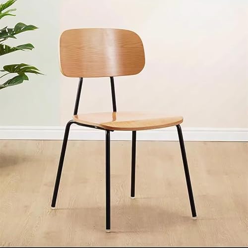 NMVAWIPT 2 Stücke Moderne Holz Esszimmerstühle for Veranstaltungen Büro Hochzeit Party, Industrielle Komfortable Lounge Stuhl Mit Metall Rahmen Event(Color 9) von NMVAWIPT