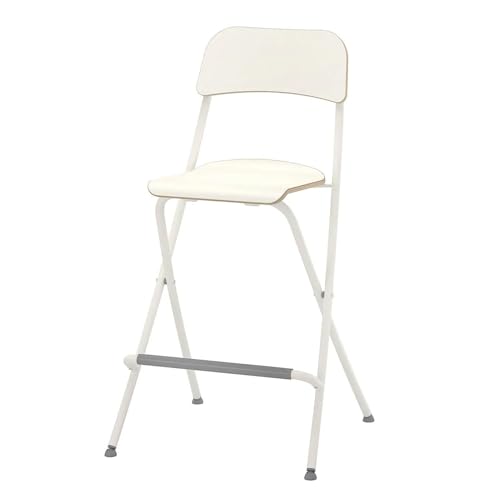 NMVAWIPT 2csp- Klappbarer Barhocker Mit Rückenlehne, Klappbarer Hochstuhl, Tragbarer Thekenhocker, Höhenverstellbarer Frühstücks-Esszimmerstuhl(29inch/74cm) von NMVAWIPT