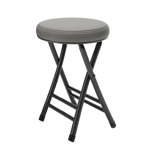 NMVAWIPT 2er-Pack 20" Klappbare Barhocker Mit Fußstütze for Küche Und Esszimmer(Gray) von NMVAWIPT