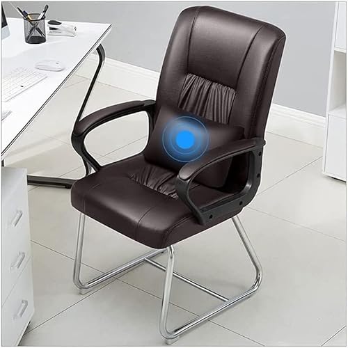 NMVAWIPT 2er-Pack Bürostühle Aus PU-Kunstleder – Ergonomische Schreibtischstühle Mit Armlehnen, Dicken Kissen Und Fester Unterstützung for Zuhause, Büro Oder Arbeitszimmer(Style10) von NMVAWIPT