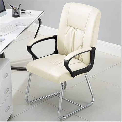 NMVAWIPT 2er-Pack Bürostühle Aus PU-Kunstleder – Ergonomische Schreibtischstühle Mit Armlehnen, Dicken Kissen Und Fester Unterstützung for Zuhause, Büro Oder Arbeitszimmer(Style2) von NMVAWIPT
