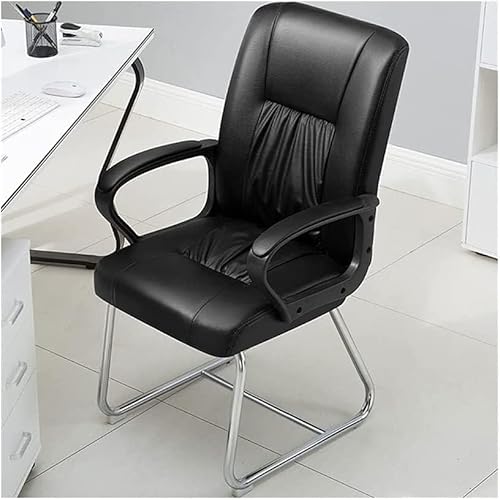 NMVAWIPT 2er-Pack Bürostühle Aus PU-Kunstleder – Ergonomische Schreibtischstühle Mit Armlehnen, Dicken Kissen Und Fester Unterstützung for Zuhause, Büro Oder Arbeitszimmer(Style4) von NMVAWIPT