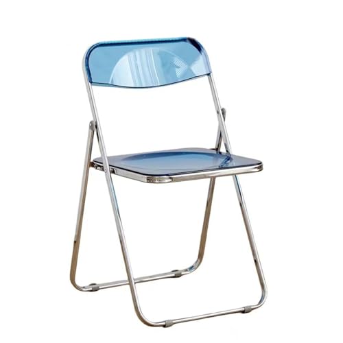 NMVAWIPT 2er-Pack Klappstühle Aus Klarem Acryl – Stapelbar, Modernes Event for Drinnen Und Draußen(Color 16) von NMVAWIPT