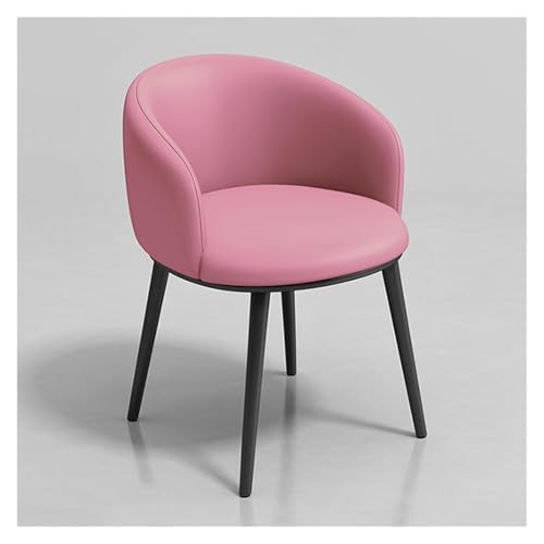 NMVAWIPT 2er-Pack Mid-Century-Esszimmerstühle Mit Armlehnen, Metallbeine for Esszimmer Und Wohnzimmer(Pink) von NMVAWIPT