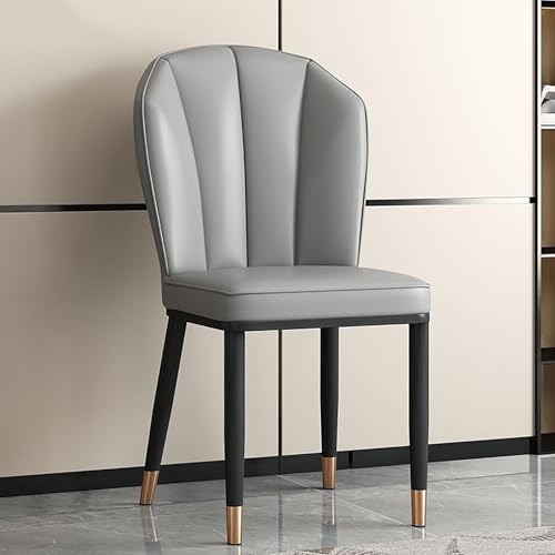 NMVAWIPT 2er-Pack Mid-Century Modern Esszimmerstühle Mit Kunstleder Und Metallbeinen for Küche, Zimmer(Gold,A) von NMVAWIPT