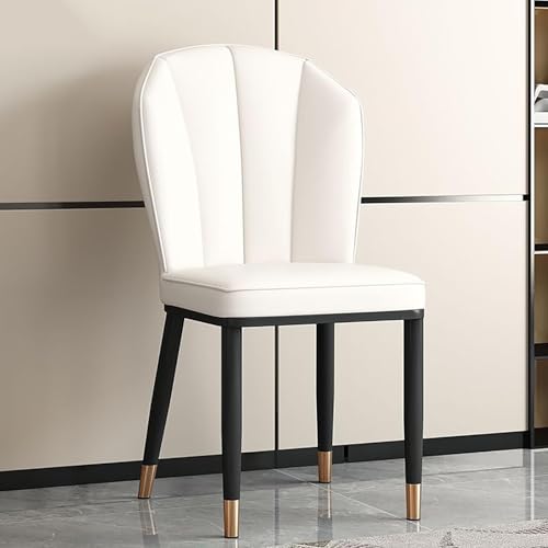 NMVAWIPT 2er-Pack Mid-Century Modern Esszimmerstühle Mit Kunstleder Und Metallbeinen for Küche, Zimmer(Gold,E) von NMVAWIPT