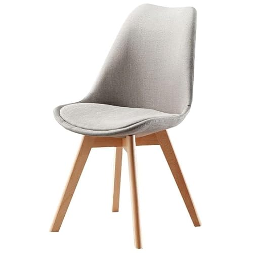NMVAWIPT 2er-Pack Moderne Esszimmerstühle – Gepolsterte Beistellstühle Mit Metall- Und Holzbeinen(#8,1 Piece) von NMVAWIPT