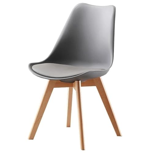 NMVAWIPT 2er-Pack Moderne Esszimmerstühle – Gepolsterte Beistellstühle Mit Metall- Und Holzbeinen(Gray,1 Piece) von NMVAWIPT