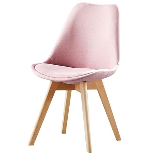 NMVAWIPT 2er-Pack Moderne Esszimmerstühle – Gepolsterte Beistellstühle Mit Metall- Und Holzbeinen(O,1 Piece) von NMVAWIPT
