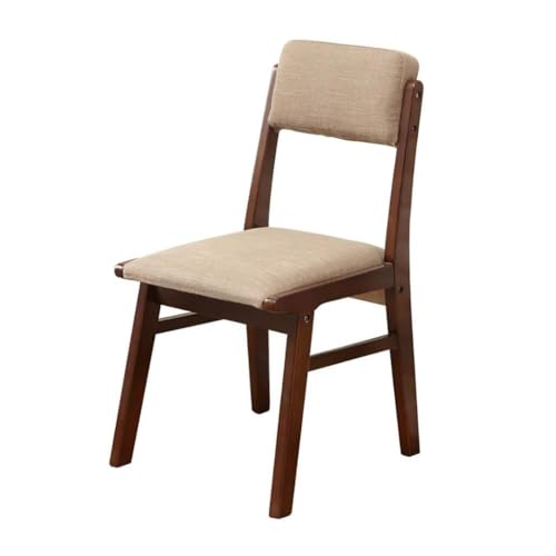 NMVAWIPT 2er-Set Esszimmerstühle Aus Massivholz, Gepolsterter Schreibtischstuhl Gummibaumholz for Den Haushalt/Büro, Loungesessel for Das Schlafzimmer/Ankleidezimmer(Color 16) von NMVAWIPT