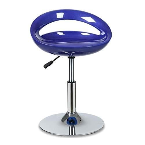 NMVAWIPT 2er-Set – Höhenverstellbare, Drehbare Barhocker Mit Rückenlehne Und Fußstütze, Moderne Küchenthekenstühle for Esszimmer, Café, Büro(Blue) von NMVAWIPT