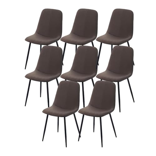NMVAWIPT 2er-Set Moderne Gepolsterte Esszimmerstühle. Gepolsterte Sitzfläche Aus Kunstleder. Metallbeine. Bequeme Rückenlehne. Einfache Montage(Color 32,8pcs) von NMVAWIPT