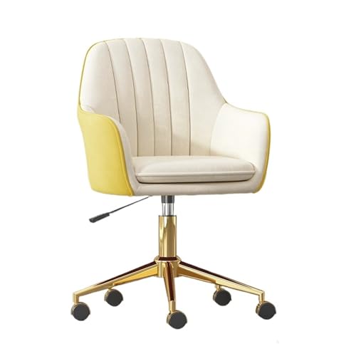 NMVAWIPT 360° Drehbarer Schreibtischstuhl for Das Homeoffice Mit Rollen, Höhenverstellbarer Ergonomischer Computer-Gaming-Stühle Mit Weich Gepolsterter Sitzfläche(Color 10) von NMVAWIPT