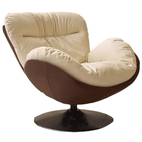 NMVAWIPT 360-Grad-Drehsessel Aus Leder Mit Hoher Rückenlehne – 41-Zoll-Einzelsessel-Sofa, Lesesessel for Wohnzimmer, Büro, Arbeitszimmer(Color 2) von NMVAWIPT