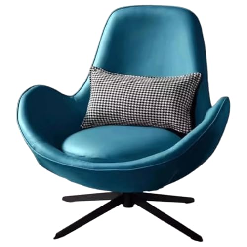 NMVAWIPT 360-Grad-Drehstuhl Aus Luxuriösem Leder, Einzelsofa-Lounge for Büro- Und Empfangsräume, for Wohnzimmer, Hotels, Rezeptionen Clubs(Color 3) von NMVAWIPT