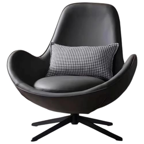 NMVAWIPT 360-Grad-Drehstuhl Aus Luxuriösem Leder, Einzelsofa-Lounge for Büro- Und Empfangsräume, for Wohnzimmer, Hotels, Rezeptionen Clubs(Color 8) von NMVAWIPT