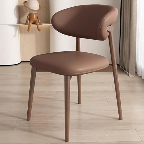 NMVAWIPT 4 Stück – Gepolsterter Esszimmerstuhl Aus Holz for Restaurants, Moderner Stoff-Lounge-Küchenstuhl Mit Gepolsterter Sitzfläche Und Holzbeinen(Color 2) von NMVAWIPT