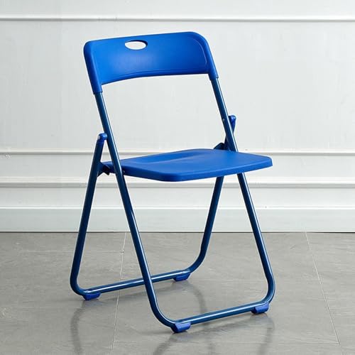NMVAWIPT 4 Stück - Klappbarer Kunststoffstuhl for Das Büro Im Freien, Den Schlafsaal(Blue) von NMVAWIPT