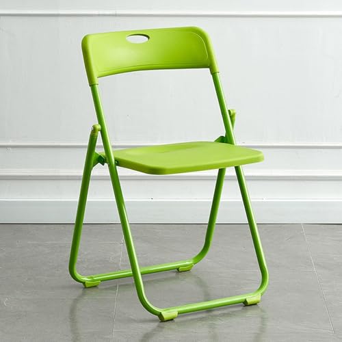 NMVAWIPT 4 Stück - Klappbarer Kunststoffstuhl for Das Büro Im Freien, Den Schlafsaal(Green) von NMVAWIPT