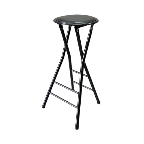 NMVAWIPT 4 Stück Zusammenklappbare Barhocker In Thekenhöhe, 27,5 Zoll Klappstuhl Ohne Rückenlehne, Schwarz, Rund, for Küche/Terrasse/Garten/Picknick NMVAWIPT 4 Stück Zusammenklappbare Barhocker In Thekenhöhe, 27,5 Zoll Klappstuhl Ohne Rückenlehne, Schwarz, Rund, for Küche/Terrasse/Garten/Picknick von NMVAWIPT