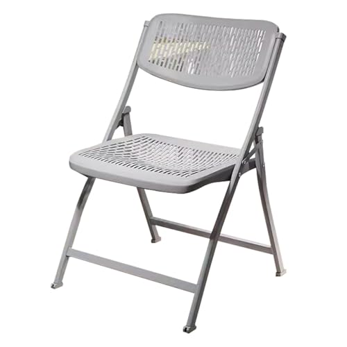 NMVAWIPT 4-teiliger, Klappbarer Bürostuhl Aus Kunststoff Mit Stahlrahmen, Stapelbar Und Tragbar for Hochzeitsfeiern Im Innen- Außenbereich(#3) von NMVAWIPT