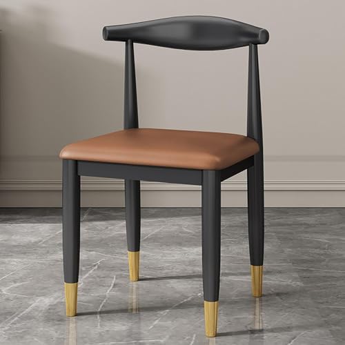 NMVAWIPT 4er-Pack Moderne Esszimmerstühle Aus Massivholz Mit Sitzfläche PU-Leder, Stapelbares Design(Color 4) von NMVAWIPT