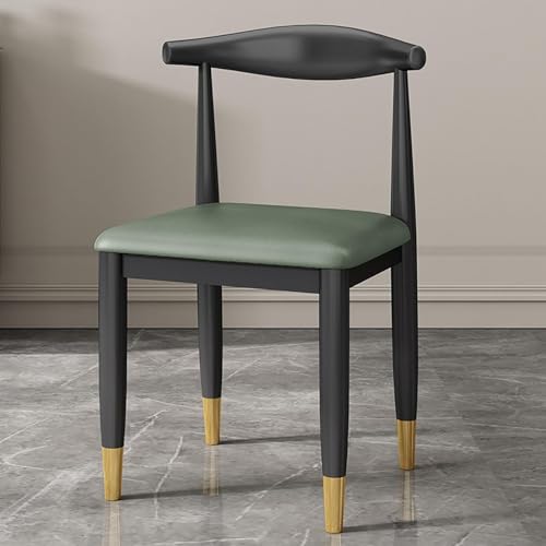 NMVAWIPT 4er-Pack Moderne Esszimmerstühle Aus Massivholz Mit Sitzfläche PU-Leder, Stapelbares Design(Style5) von NMVAWIPT