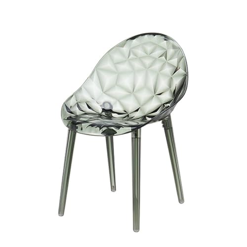 NMVAWIPT 4er-Set Moderne Transparente Ghost-Esszimmerstühle, Klare Akzent-Seitenstühle Aus Acryl for Das Esszimmer(Green) von NMVAWIPT
