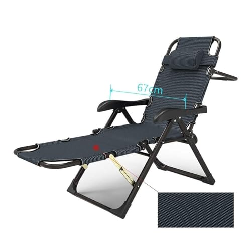 NMVAWIPT 67 cm Breiter Zero-Gravity-Liegestuhl, Klappbare Sonnenliege Mit 5 Verstellbaren Positionen, Loungestühle for Terrasse, Büro Und Camping(Style9) von NMVAWIPT
