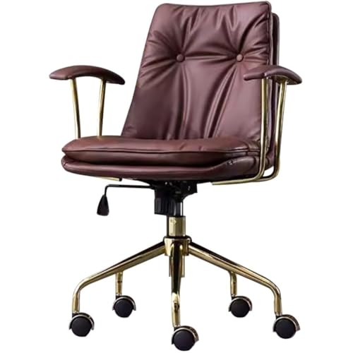 NMVAWIPT Drehbarer Bürostuhl Mit Armlehnen – Verstellbarer Arbeitsstuhl, 200 Kg Tragkraft, 9-farbige Executive-Version for Zuhause(A16,88) von NMVAWIPT