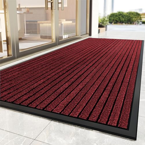 NMVAWIPT Eingangstür Matte Bereich Teppich, Saugfähige Anti-Rutsch-Backing Durable Dirt Trapper Doormat Boden Teppich (Color : Style34, Size : 60 * 90CM) von NMVAWIPT