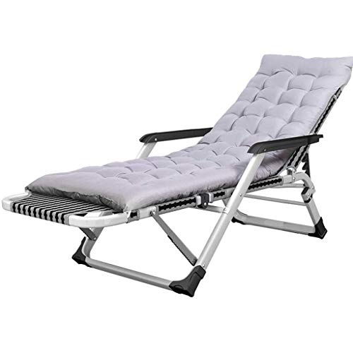 NMVAWIPT Entspannende, Klappbare Sonnenliegen Mit Kissen, Liegestühle for Garten Und Büro, Liegebett for Strand, Terrasse, Pool von NMVAWIPT