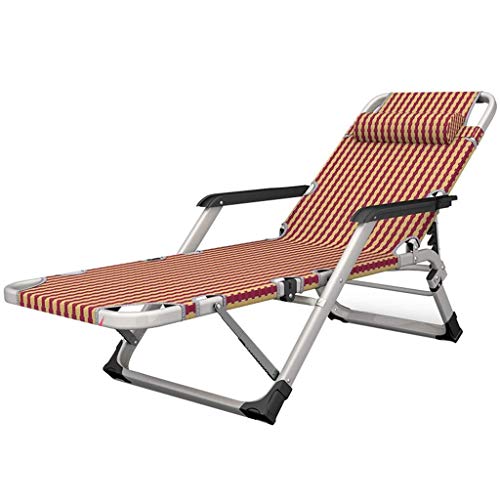 NMVAWIPT Entspannende Sonnenliegen, Liegestühle, Klappbarer Liegestuhl for Den Garten, Liegestühle, Liegebett for Strand, Terrasse, Pool Oder Büro von NMVAWIPT