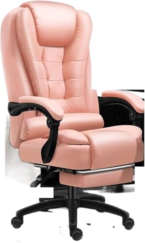 NMVAWIPT Ergonomischer Bürostuhl Mit Hoher Rückenlehne, Fußstütze Und Lordosenstütze for Arbeit Oder Gaming(Latex Back Footrestd) von NMVAWIPT