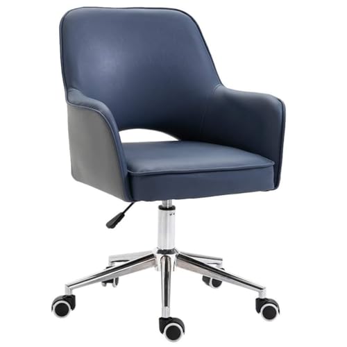 NMVAWIPT Ergonomischer Dreh-Schreibtischstuhl Mit Einstellbarer Höhe for Home Office Und Wohnzimmer(Blue) von NMVAWIPT