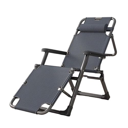 NMVAWIPT Ergonomischer Schwerelosigkeitsstuhl Mit Kopfstütze – Verstellbare Klappliege for Sonnenbaden Im Freien, for Pool, Strand Und Camping(Striped) von NMVAWIPT