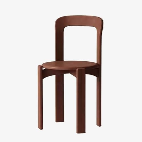 NMVAWIPT Esszimmerstühle Aus Massivholz, 2er-Set, Moderne Stühle Ohne Armlehnen, for Küche, Esszimmer, Bistro(Dark Brown) von NMVAWIPT