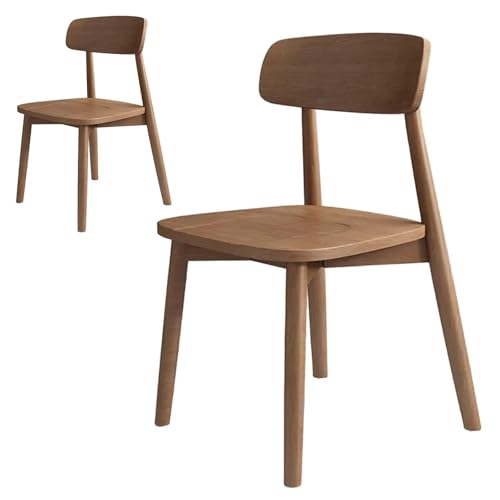 NMVAWIPT Esszimmerstühle Aus Massivholz Mit Gepolsterter Sitzfläche Und Abgerundeter Rückenlehne(Color 3,6pcs) von NMVAWIPT