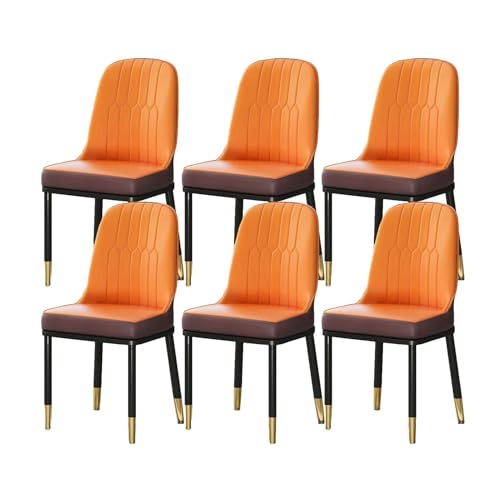 NMVAWIPT Gepolsterter Moderner Esszimmerstuhl Mit Rückenlehne for Die Seite Der Restaurantküche(Color 16,6pcs) von NMVAWIPT