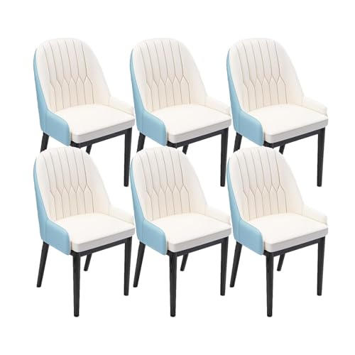 NMVAWIPT Gepolsterter Moderner Esszimmerstuhl Mit Rückenlehne for Die Seite Der Restaurantküche(Color 23,6pcs) von NMVAWIPT