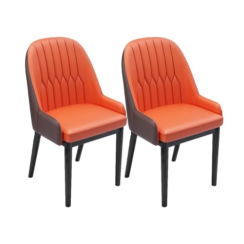 NMVAWIPT Gepolsterter Moderner Esszimmerstuhl Mit Rückenlehne for Die Seite Der Restaurantküche(Color 27,2pcs) von NMVAWIPT