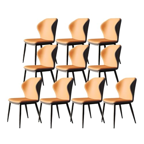NMVAWIPT Gepolstertes Esszimmerstuhl-Set Im Mid-Century Modern-Stil, Hohe Rückenlehne(Color 1,Set of 10) von NMVAWIPT