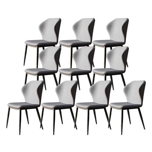 NMVAWIPT Gepolstertes Esszimmerstuhl-Set Im Mid-Century Modern-Stil, Hohe Rückenlehne(Color 2,Set of 10) von NMVAWIPT