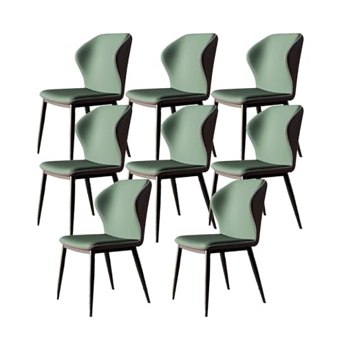 NMVAWIPT Gepolstertes Esszimmerstuhl-Set Im Mid-Century Modern-Stil, Hohe Rückenlehne(Color 3,Set of 8) von NMVAWIPT