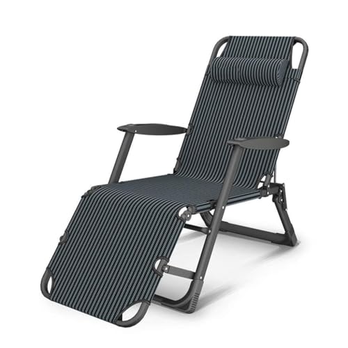 NMVAWIPT Klappbare Liegestühle, Leichte, Klappbare Liege Mit Stahlrahmen Und Schwerelosigkeitsfunktion, Liegestühle for Den Pool(14 Oxford Cloth) von NMVAWIPT