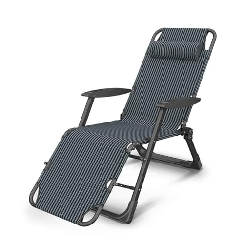 NMVAWIPT Klappbare Liegestühle, Leichte, Klappbare Liege Mit Stahlrahmen Und Schwerelosigkeitsfunktion, Liegestühle for Den Pool(18 Oxford Cloth) von NMVAWIPT