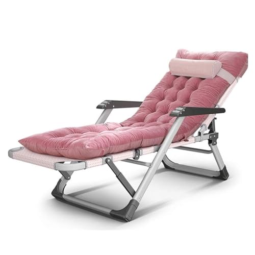 NMVAWIPT Klappbare Liegestühle, Leichte, Klappbare Liege Mit Stahlrahmen Und Schwerelosigkeitsfunktion, Liegestühle for Den Pool(7 Textoline Fabric) von NMVAWIPT