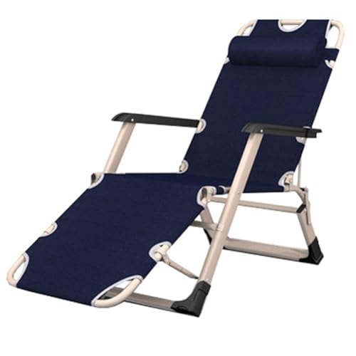 NMVAWIPT Klappstuhl for Das Nickerchen Im Büro Mit Gepolsterten Liegen, Verstellbarer Kopfstützenliege for Entspannen Am Strand Im Freien(Style2) von NMVAWIPT